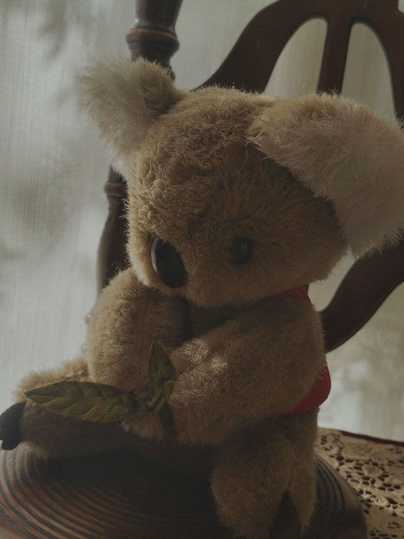 コアラ ぬいぐるみ　オルゴール　昭和レトロ　レトロぬいぐるみ　SANKYO