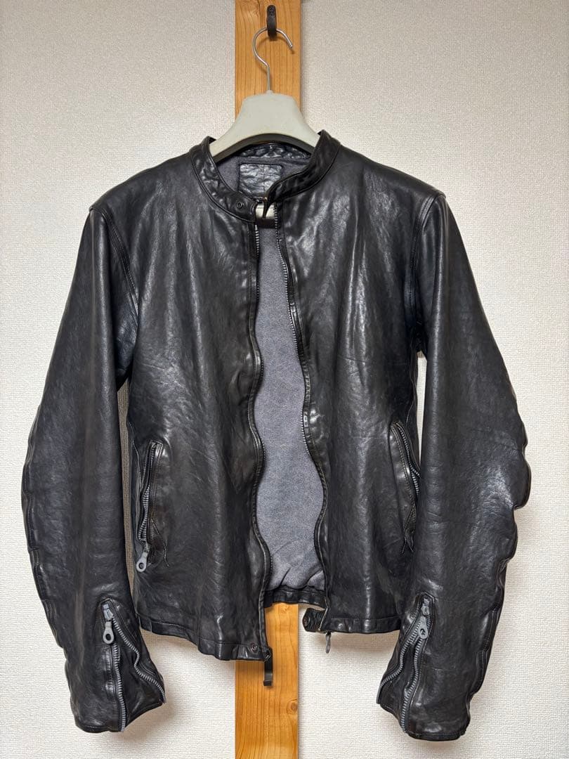 ISAMU KATAYAMA BACKLASH ベルギーショルダー　革ジャン