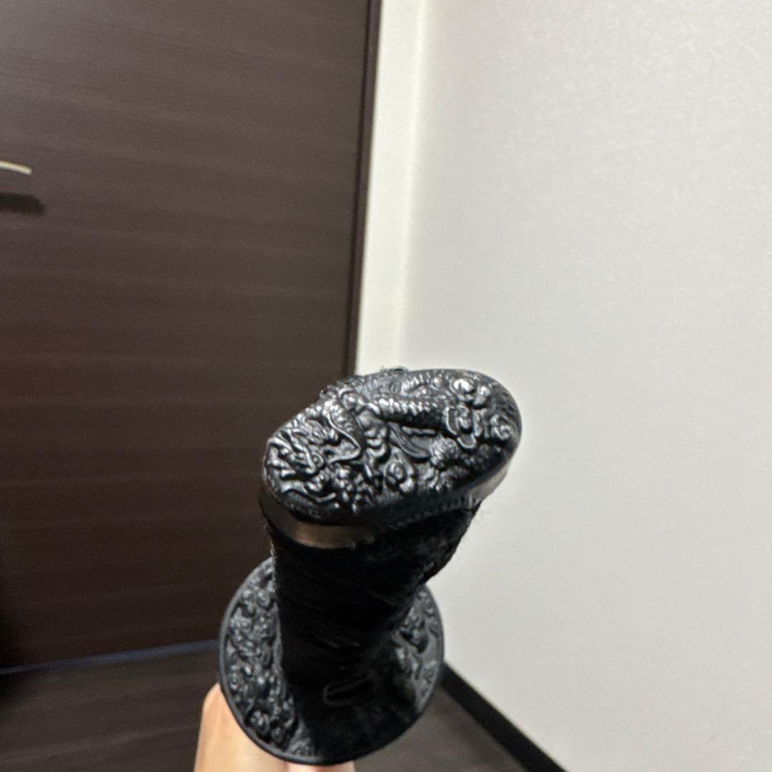 模造刀 黒石目刀 箱付き 中古品