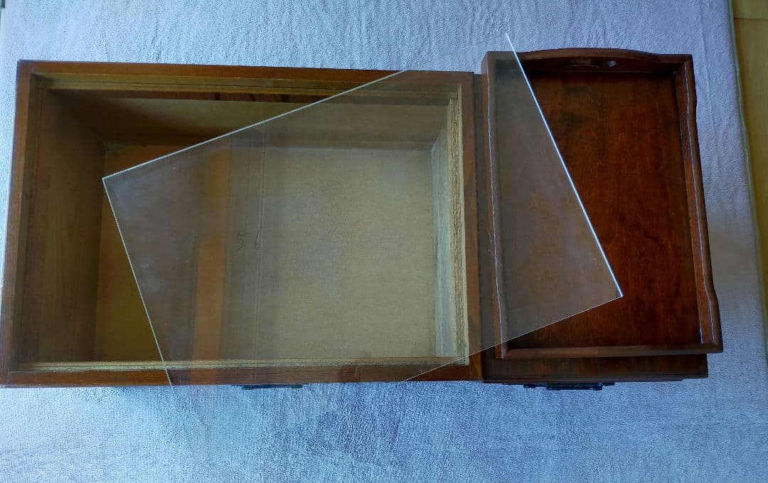 長火鉢風アンティーク和風木製家具 4引き出し