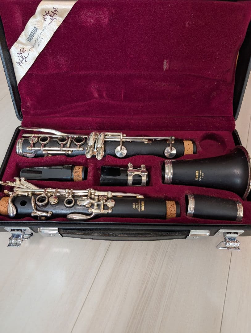 YAMAHA 350F クラリネット 本体 ケース付き