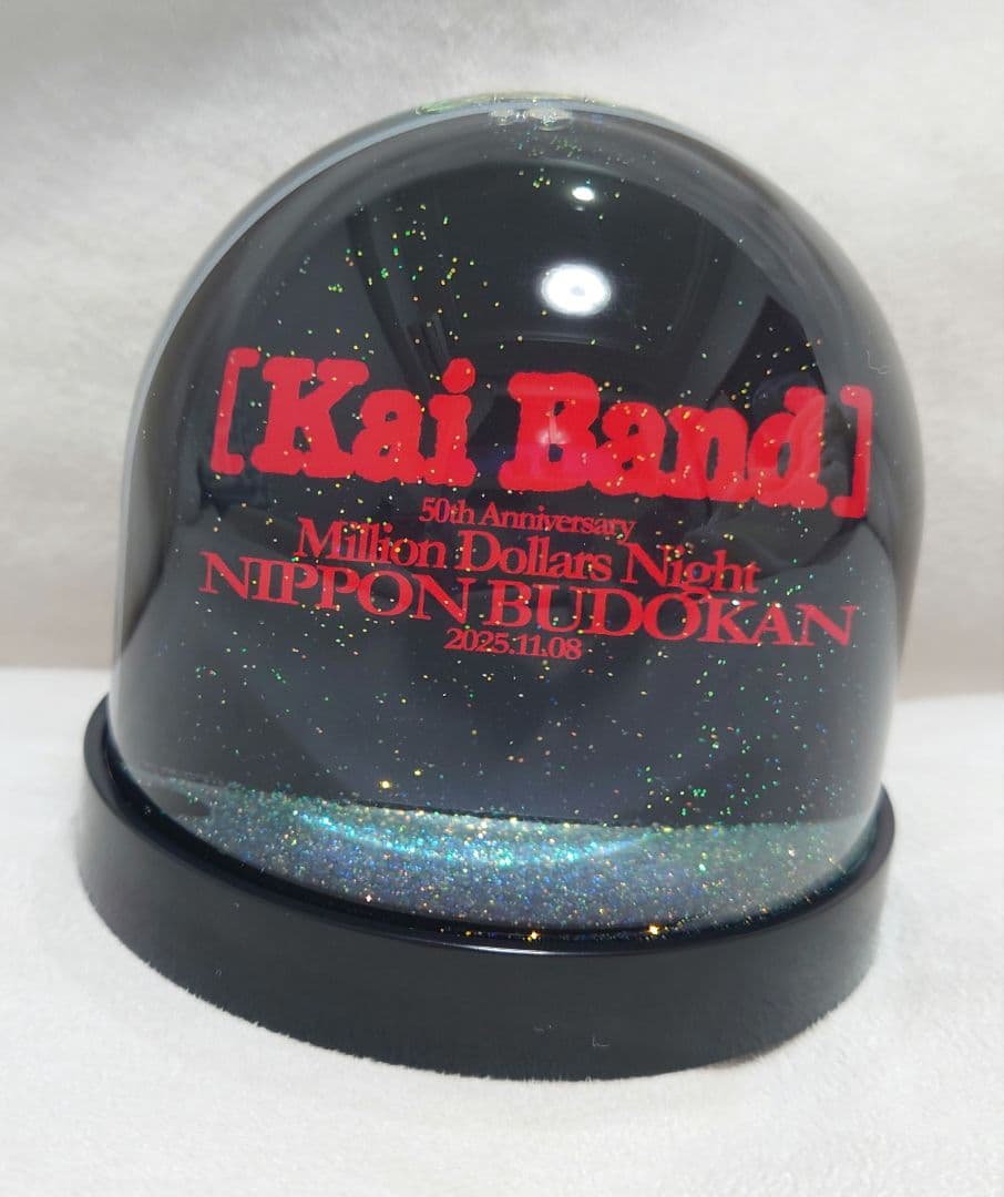 甲斐バンドKai Band 日本武道館VIP席特典　スノードーム 50周年記念