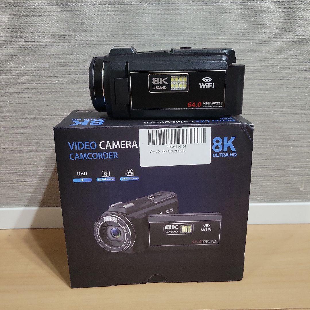 8K ビデオカメラ 本体6400万画素　 ハンディカム　高画質　1回使用、新品