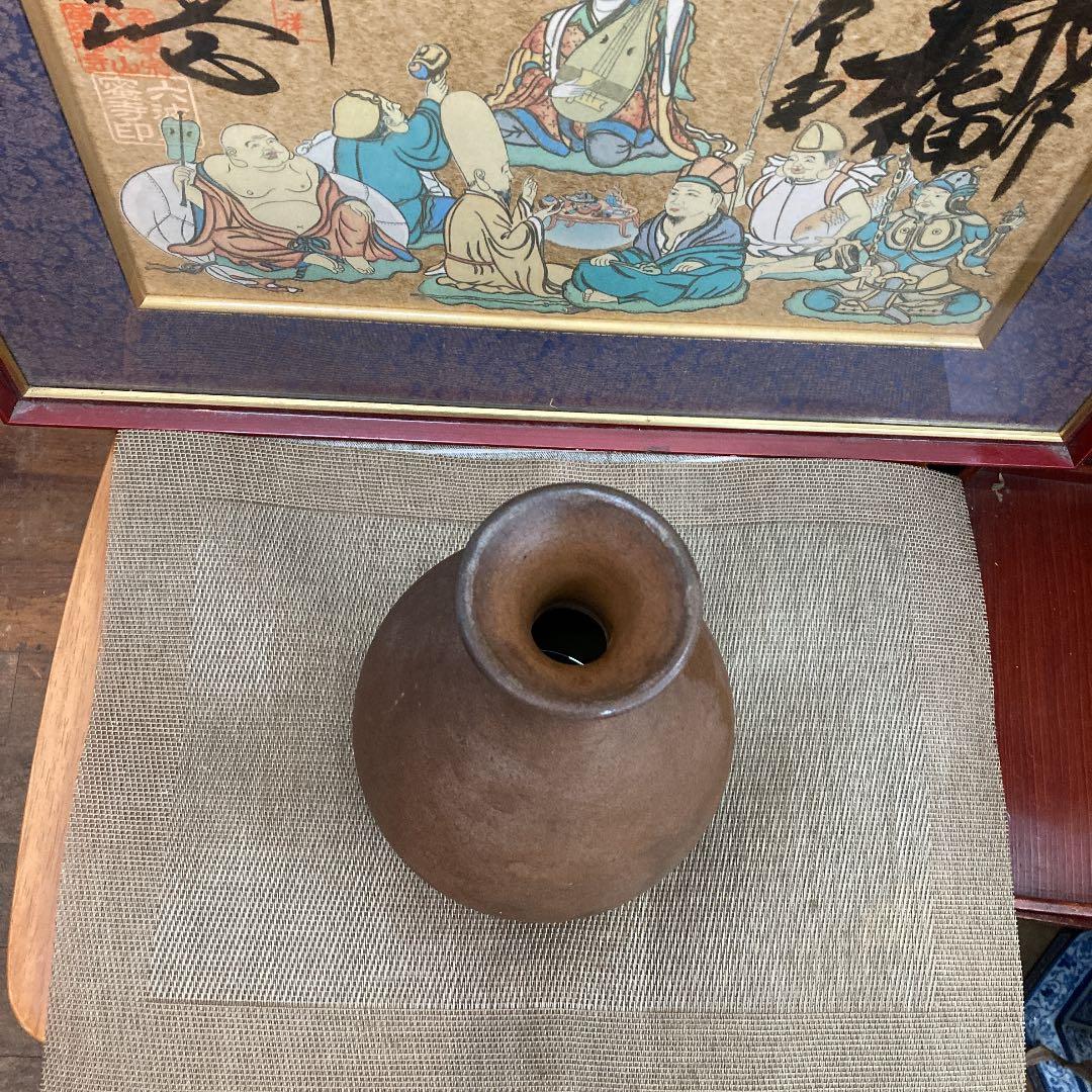 時代備前焼の徳利花入只今年末年始大売り出しです❣️銘あり❣️