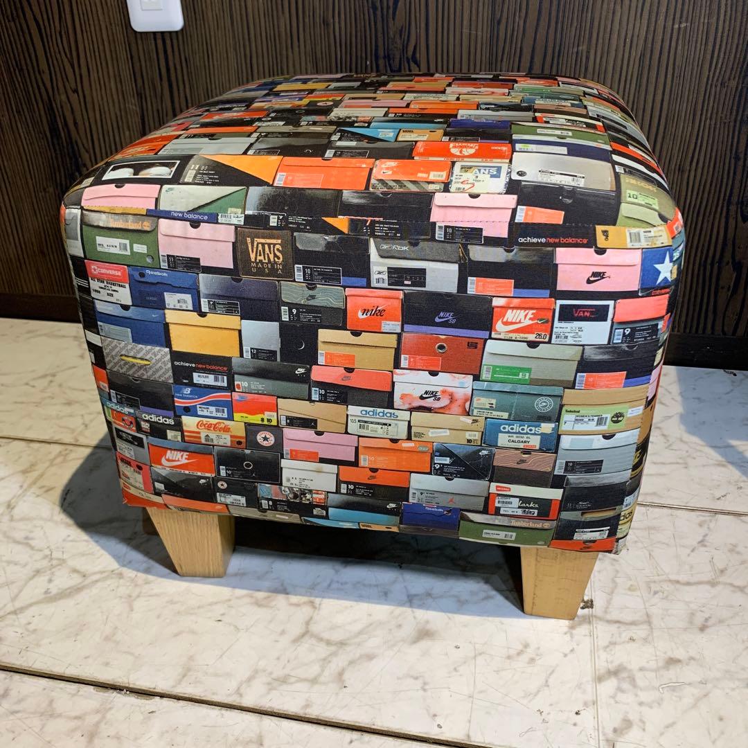 アップルバム applebum K.B.A.S.柄 オットマン 椅子 NIKE