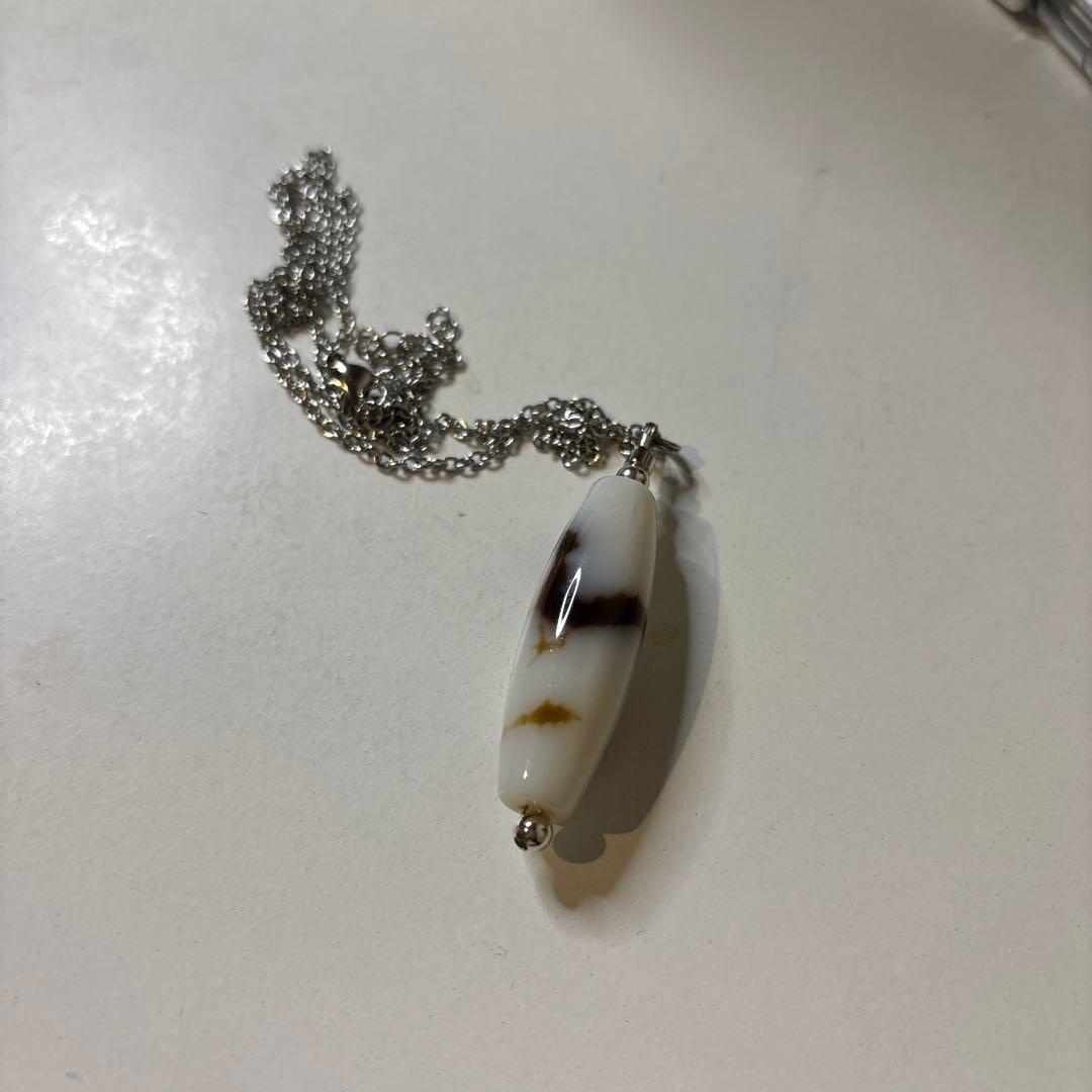 悪いことがなくなってきてる！天珠を一つは持ちたい！綺麗な龍神天珠さま！真っ白！