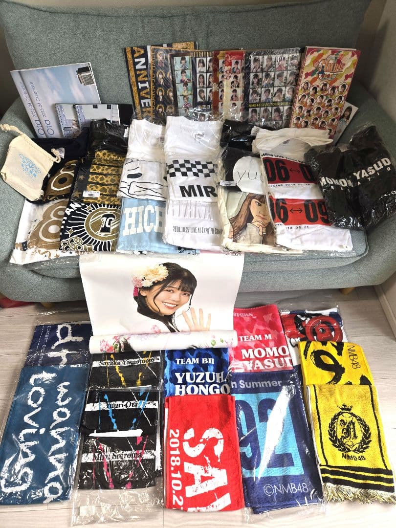 【引退品】NMB48グッズまとめ売り Tシャツ タオル 山本彩 太田夢莉 卒業
