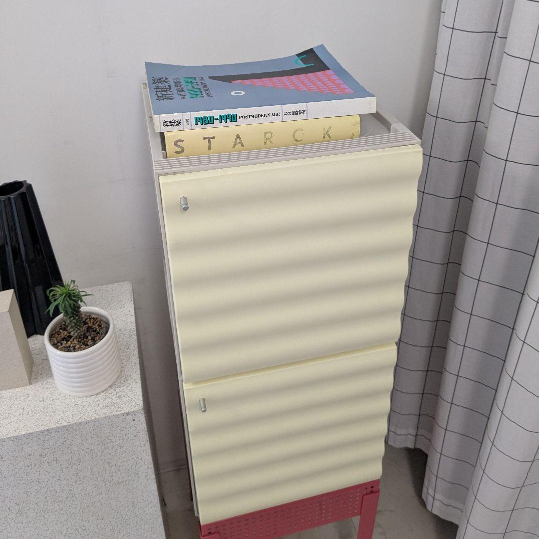 80−90 ヴィンテージ プラスチック キャビネット 2個セット ポストモダン