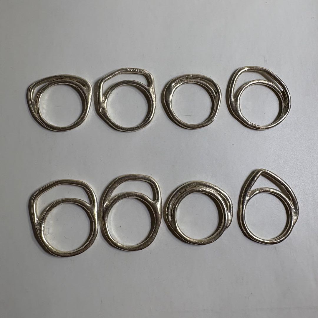 【格安】IOSSELLIANI イオッセリアーニ シルバー925リング 8個