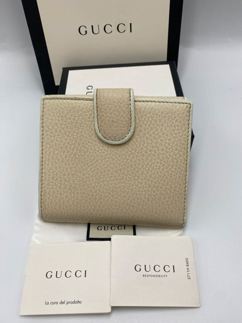 グッチ GUCCI 財布 インターロッキングG 2つ折り Wホック財布