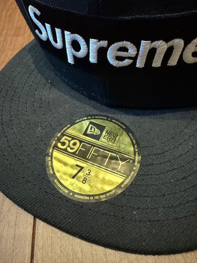 aokkiisshh Supreme 59FIFTY キャップ ブラック