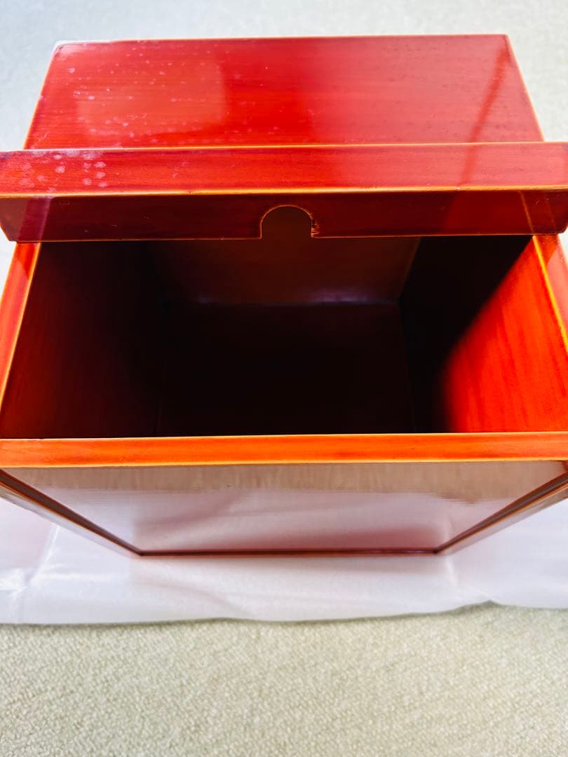 未使用品　飛騨春慶　つるべ水指　春慶塗　水差し　茶道