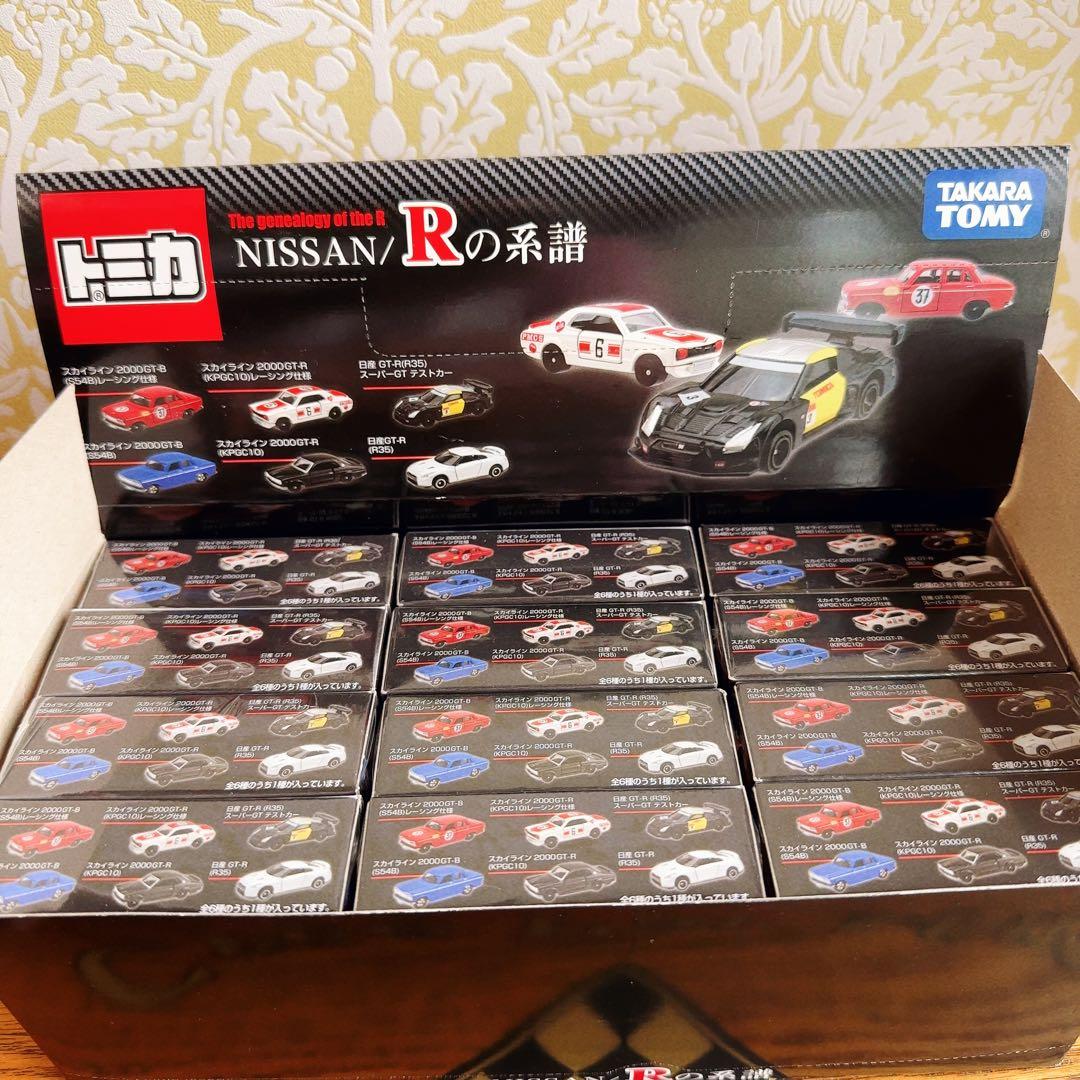新品未開封　箱売り　トミカ NISSAN/Rの系譜 全6種セット計12個