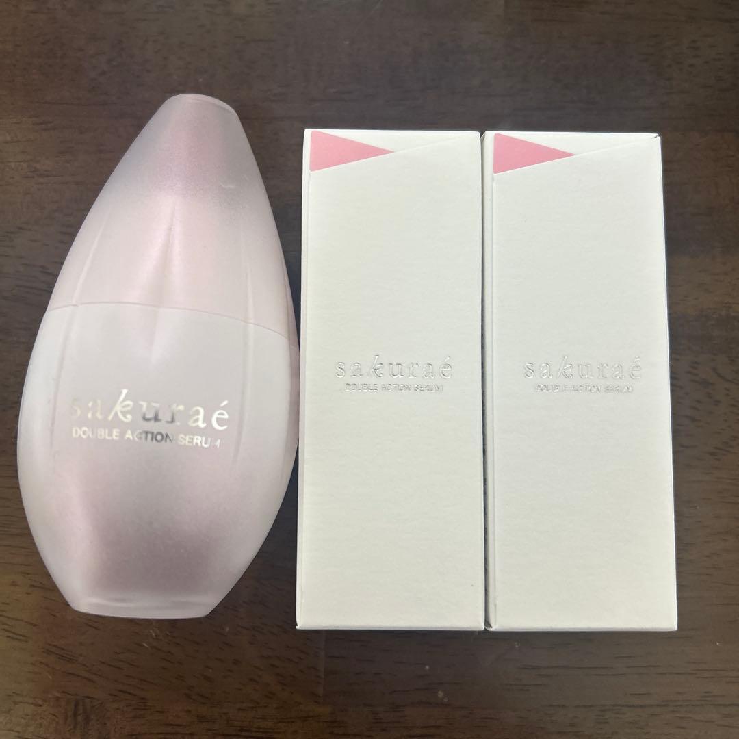 新品未開封サクラエ ダブルアクションセラム　33ml リフィル2個セット