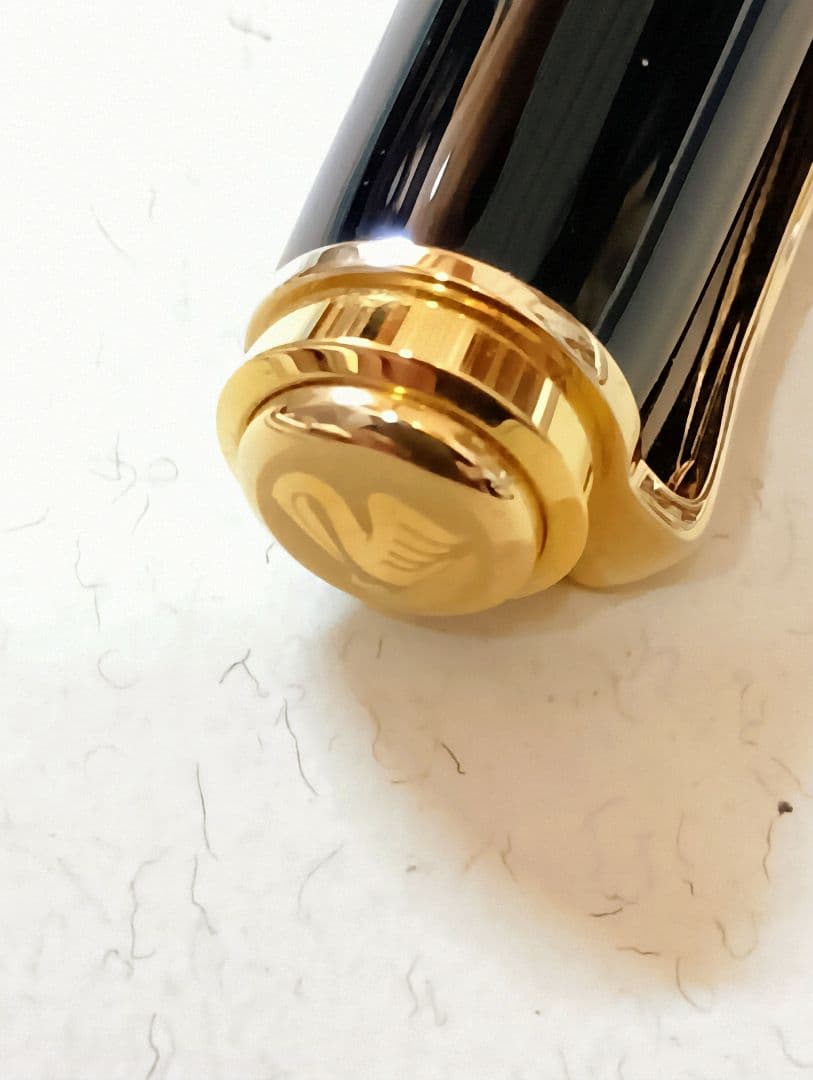 Pelikan　万年筆　 スーベレーン　M600　緑縞　B　太字