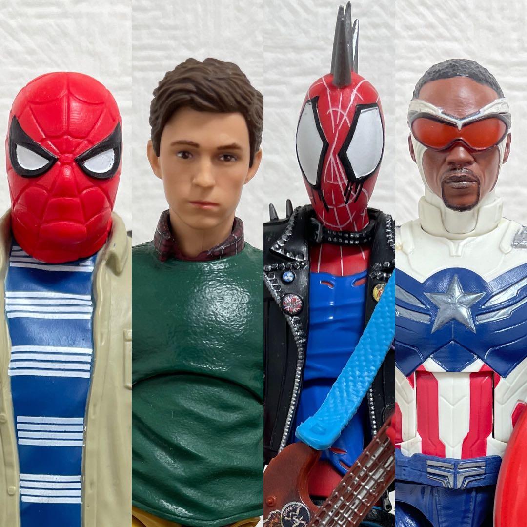 まとめ売り　マーベルレジェンド　4体セット　スパイダーマン　キャプテンアメリカ