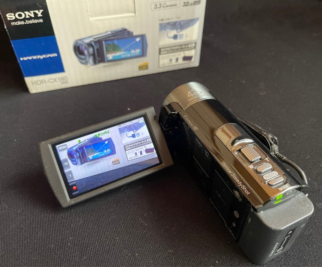 【美品】SONY HDR-CX180 ビデオカメラ 本体 ブラック