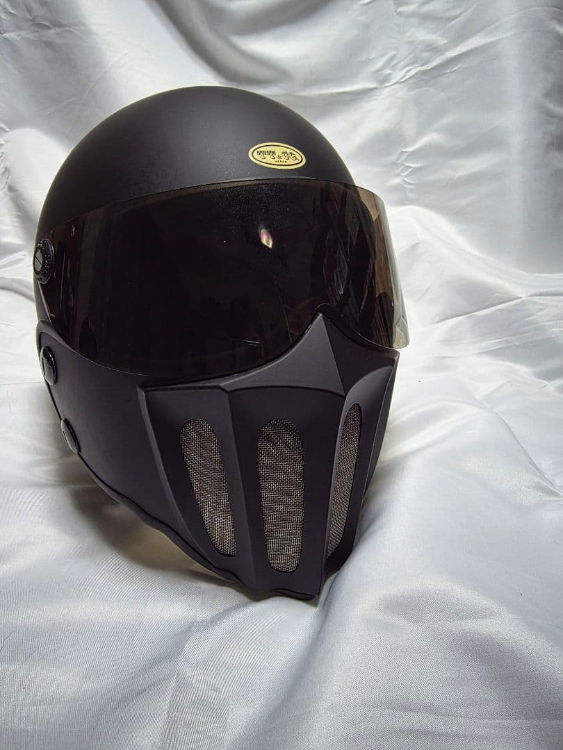 TT&COバイクヘルメット スモークシールド付き