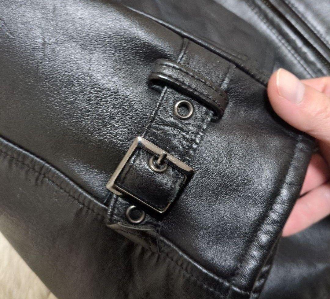 リューグー馬革 シングルライダースジャケットS(Mサイズ相当)ライナー付き