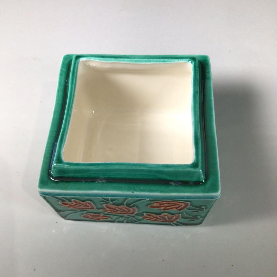 Ｓ７１　香合　『中村翠嵐造』『交趾』『辻堂香合』　共箱　茶道具