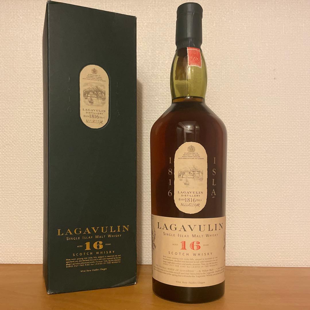 ラガヴーリン16年 1980年代流通 White Horse表記 1000ml