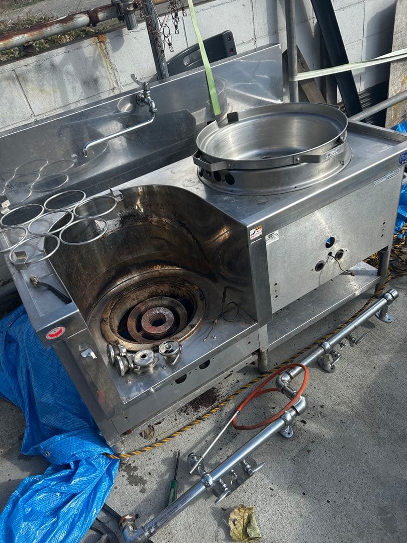 茨城県 引取限定 マルゼン 茹で麺機 MRS-172E LPG 中古 配送不可