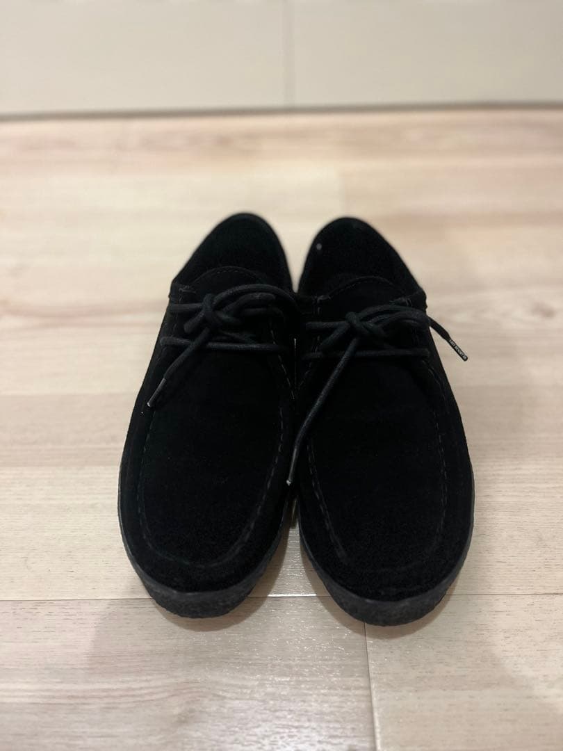 ⭐︎last resort ab黒 スエード モカシンシューズ27.5cm