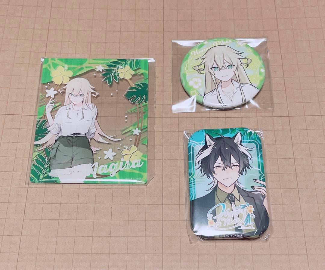 Honey vibes ハニヴ よろずやショップびっく宝島　エリヤ　缶バッジ