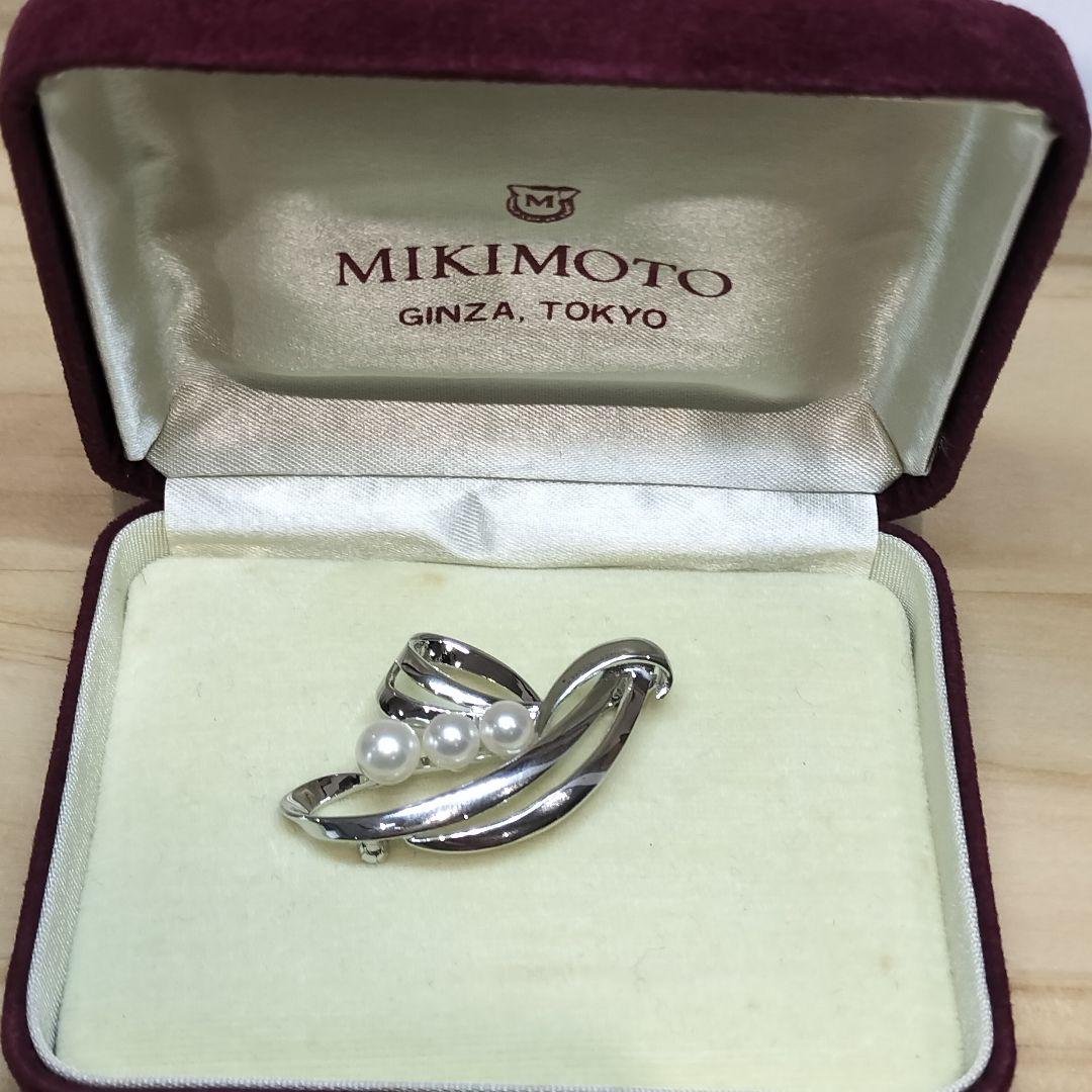 【MIKIMOTO 】真珠 ブローチ