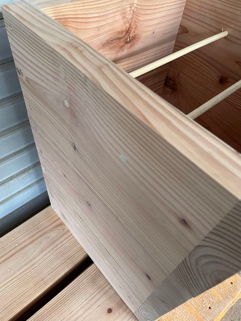 日本蜜蜂重箱式巣箱の継箱三箱！ハニーズハウス用！送料無料！