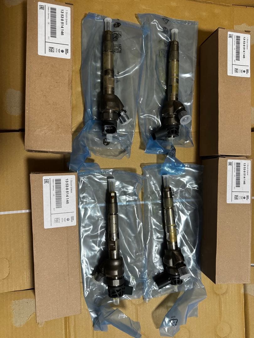 BMW MINI 純正インジェクター4本　B47エンジン