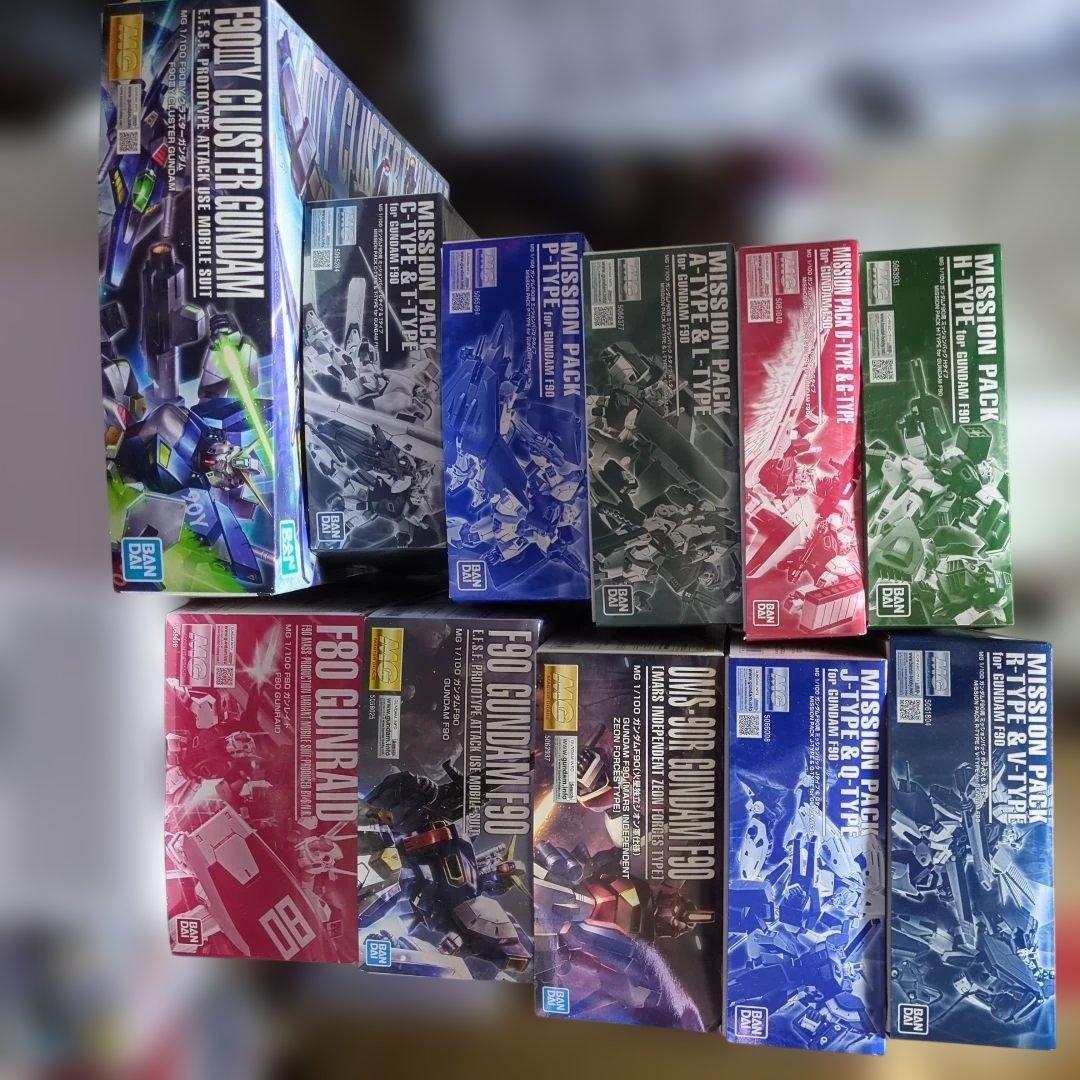 ガンダムF90関係とミッションパック7種セット
