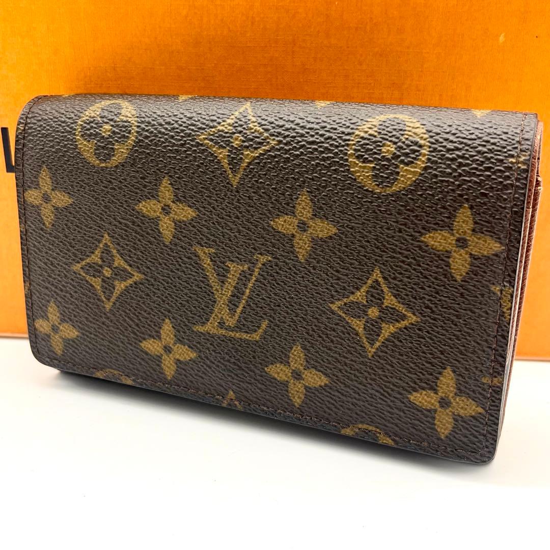 ❣️新型❣️ルイヴィトン モノグラム トレゾール 2つ折り財布 正規品 本物 レザー