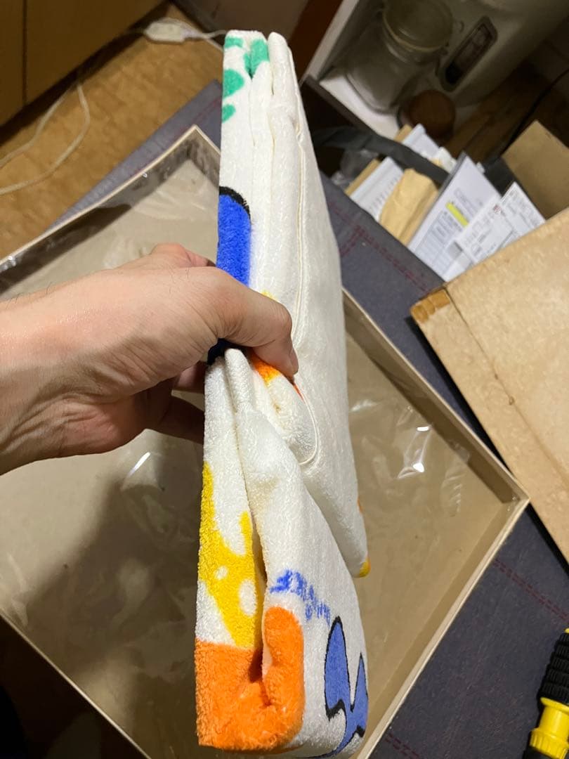 未使用　ビンテージ　チャーリーツナ　タオル　スターキスト　アドバタイジングキャラ