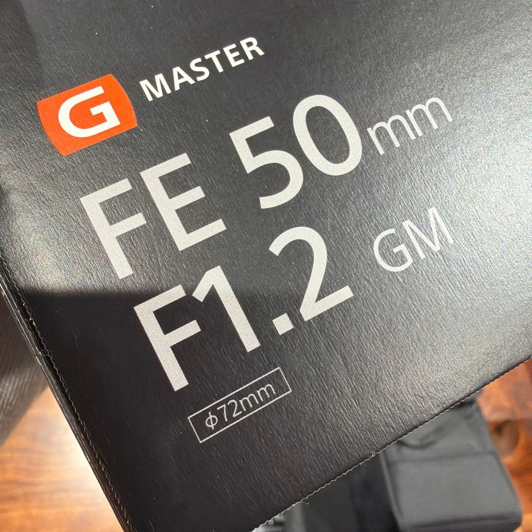 SONY FE 50mm F1.2 GM レンズ傷無し 可変偏光フィルター