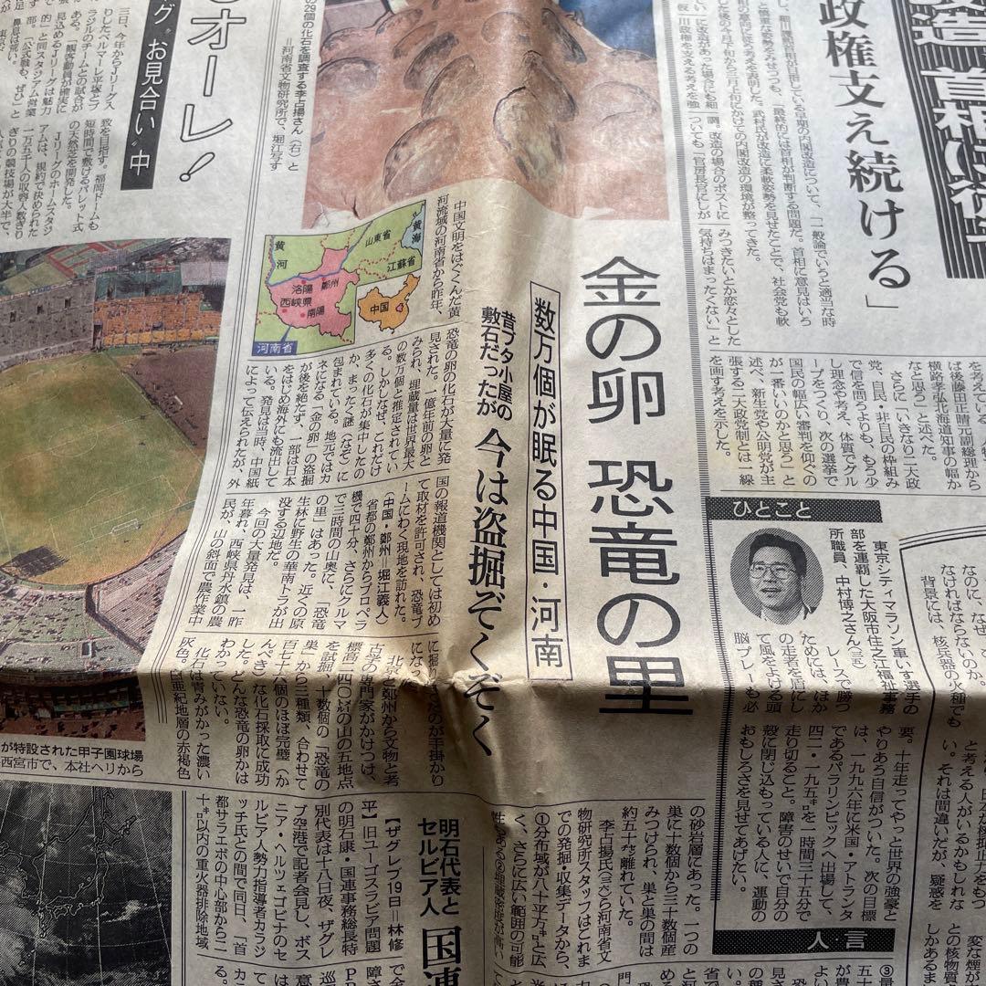 恐竜　化石　卵　たまご　1994年