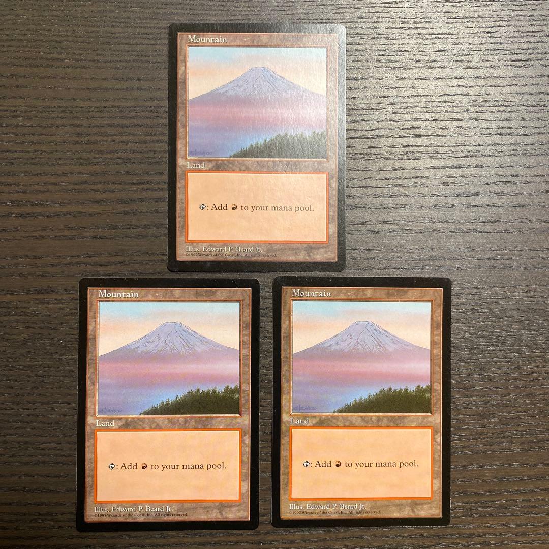 APAC ランド LAND 山3枚セット　英語版　富士山