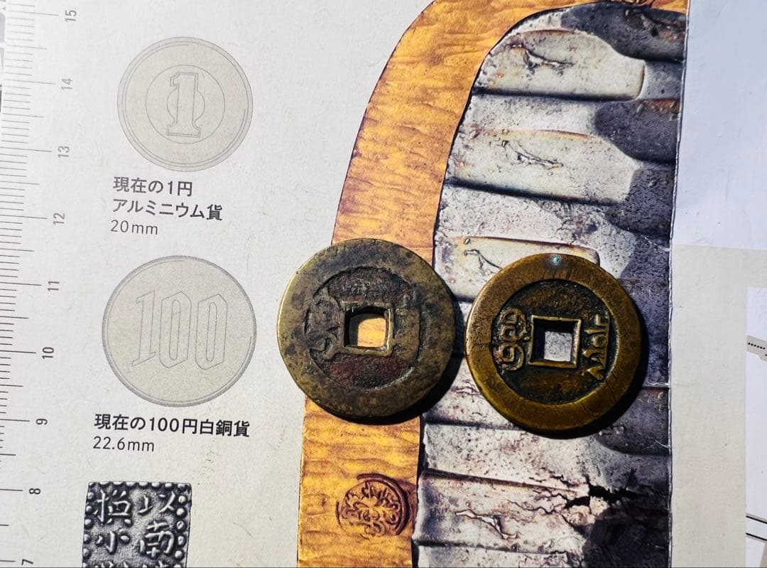 嘉慶通宝　乾隆通宝　大様銭　2点セット