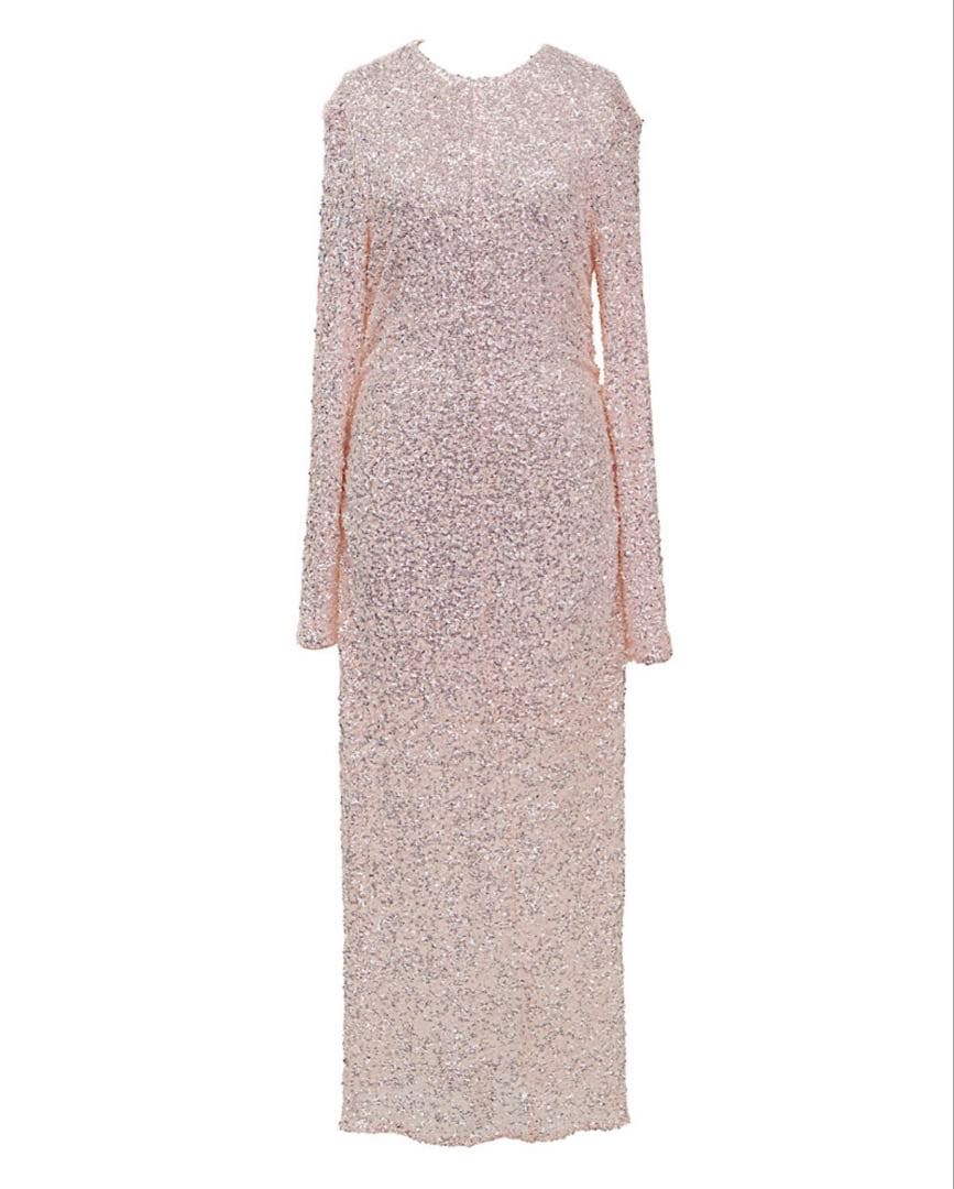 GANNI スパンコールドレス　二次会