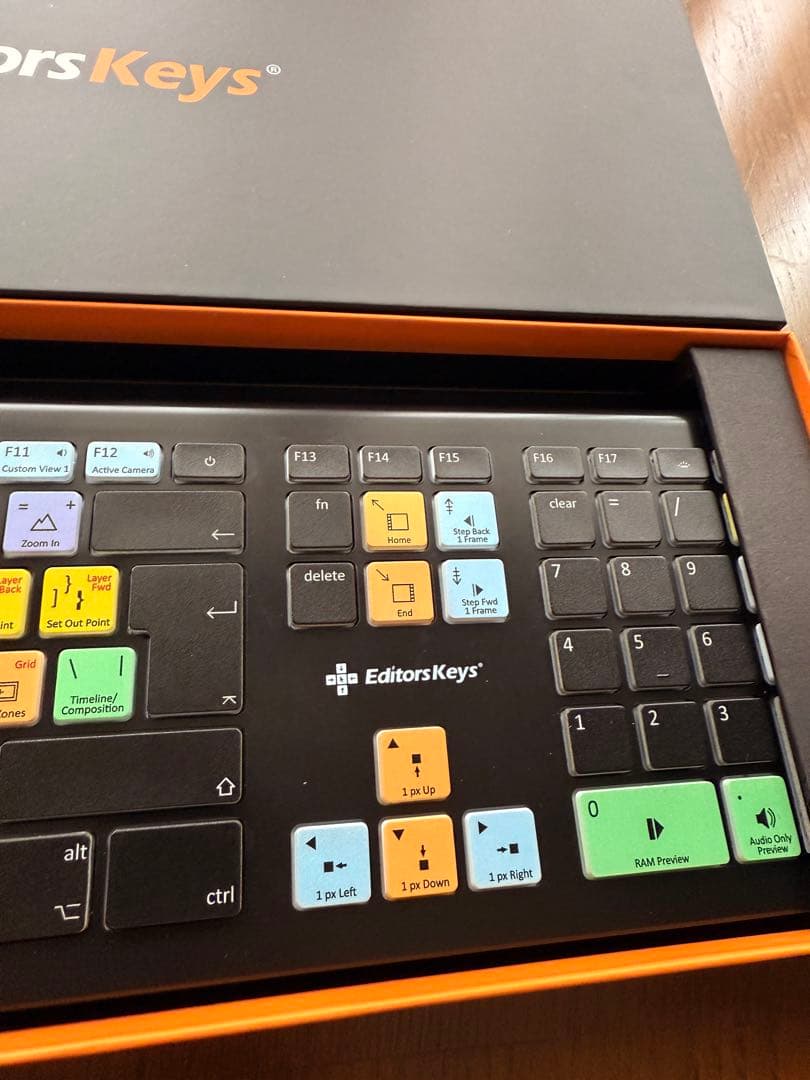新品EditorsKeys Adobe After Effectsキーボード