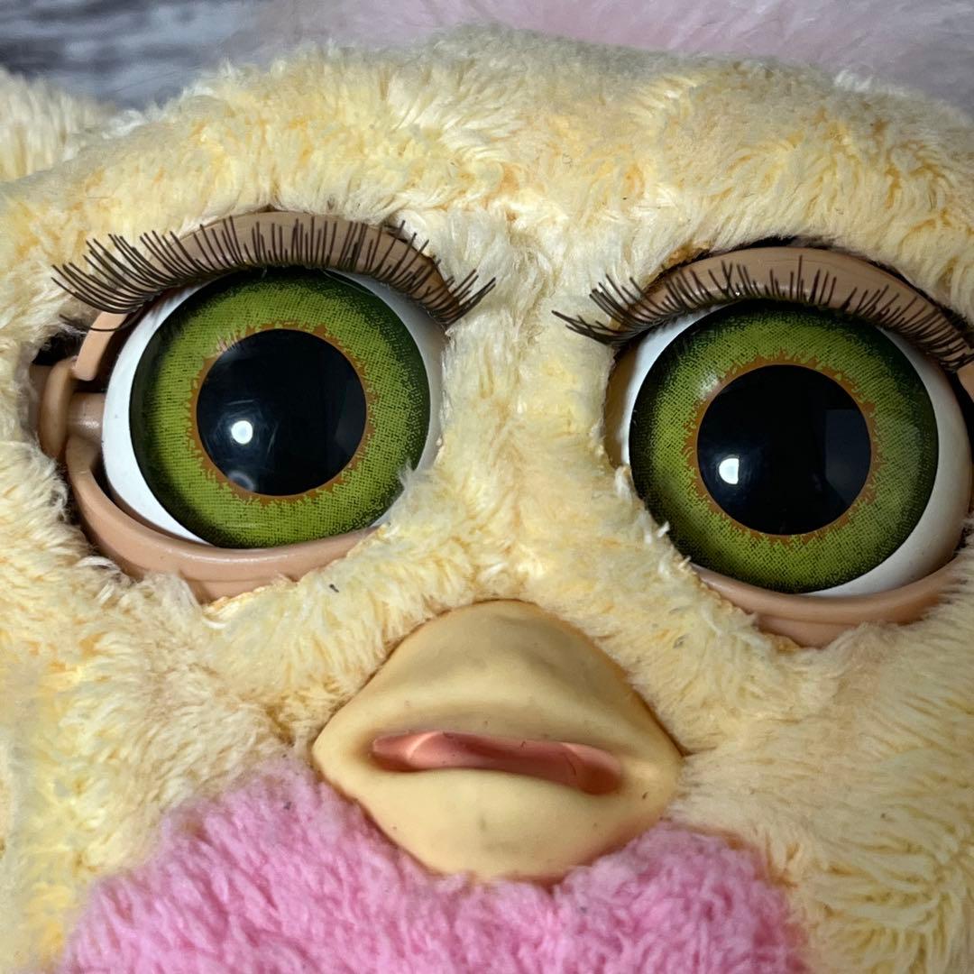 ファービー2　ベイビー イエロー　緑目　furby furby2 　No.13