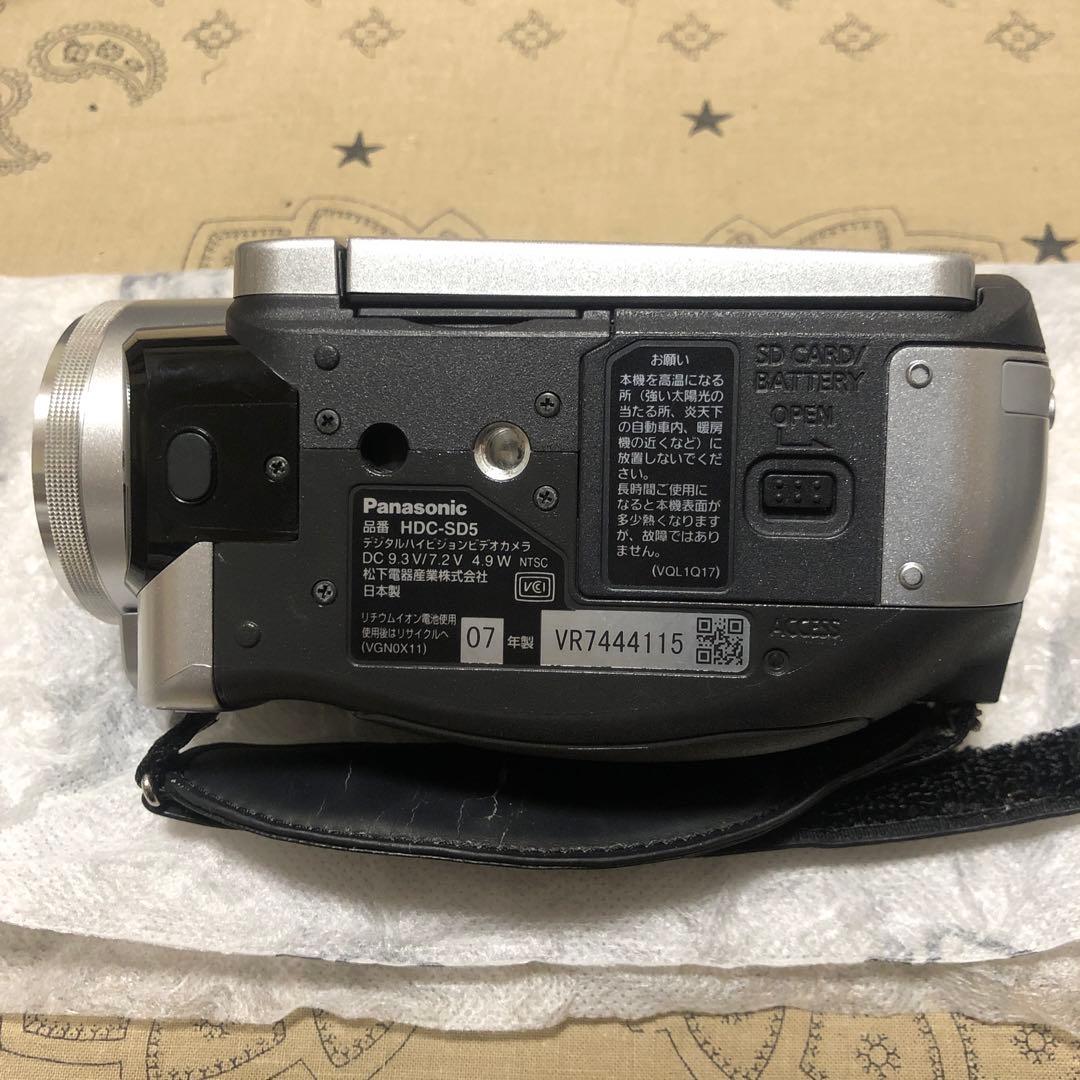 Panasonic HDC-SD5 完品 ビデオカメラ