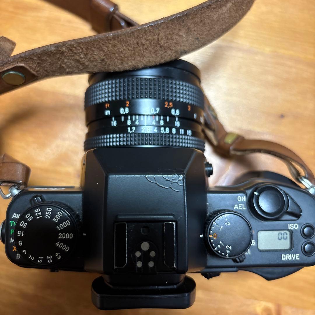 CONTAX AriaフィルムカメラCarl Zeiss planar 50mm