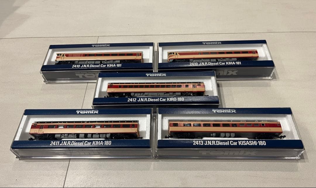 TOMIX 国鉄キハ180・ 181形ディーゼル車 5両セット