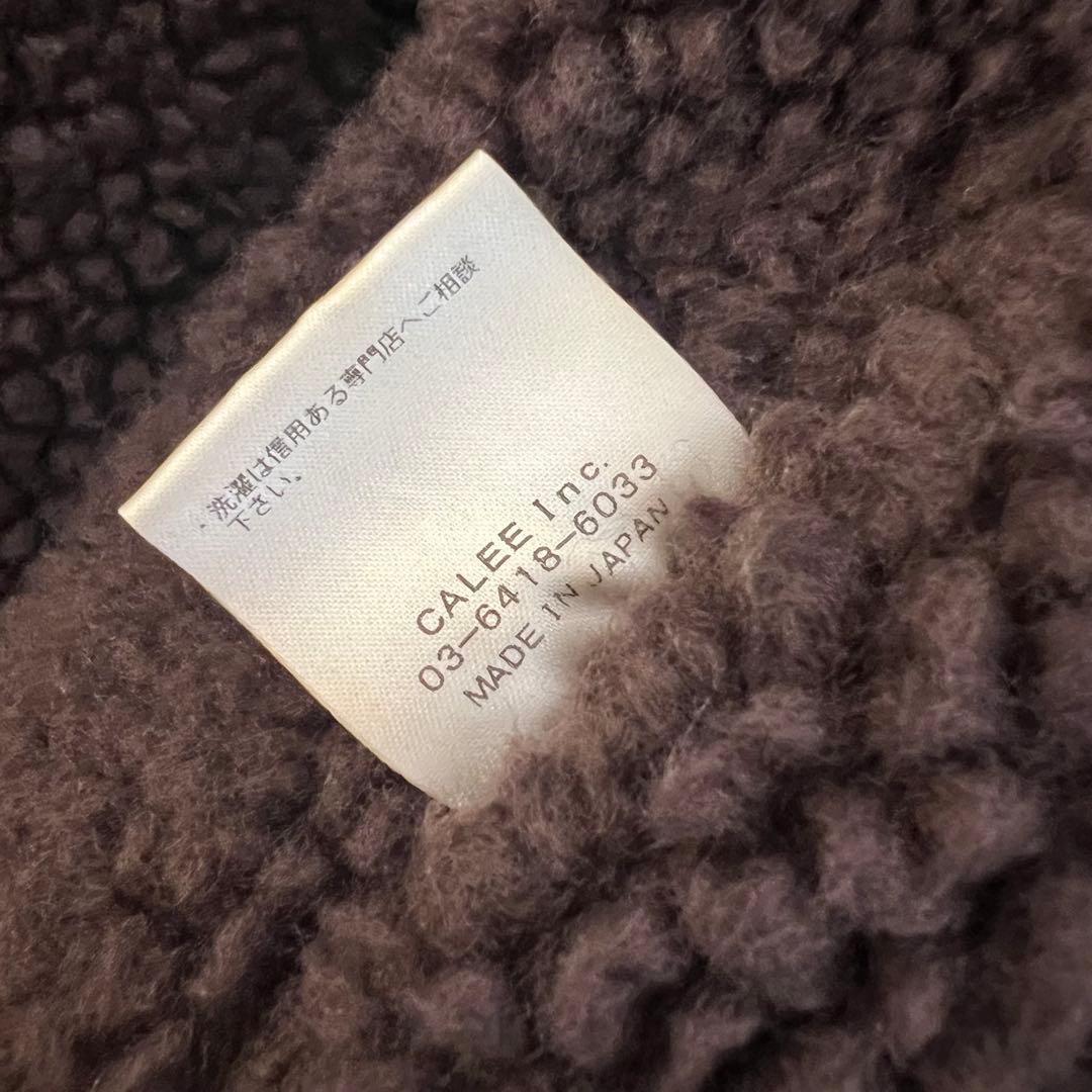 CALEE キャリー コーデュロイ ボアジャケット Lサイズ