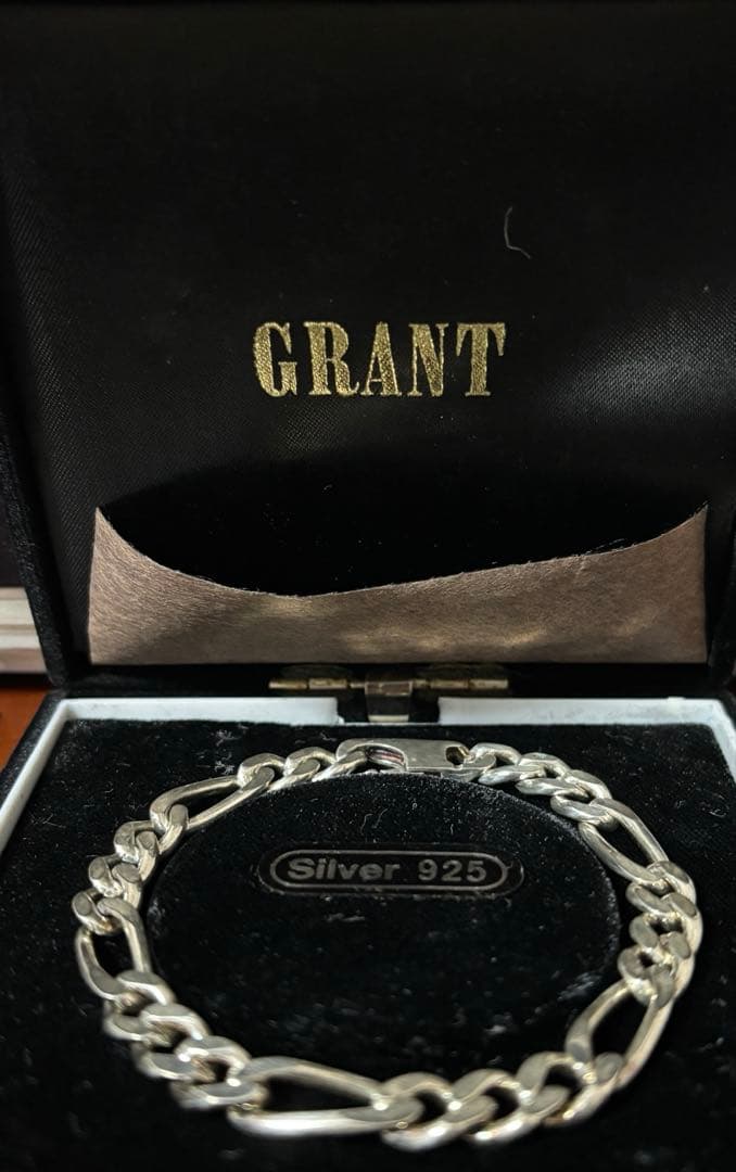 シルバー925 フィガロチェーン ブレスレット ジュエリー アバランチ