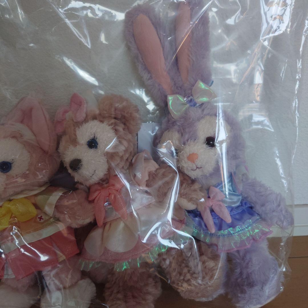 バケパ限定★新品未開封★ダッフィー＆フレンズ　ポージープラッシー7体セット