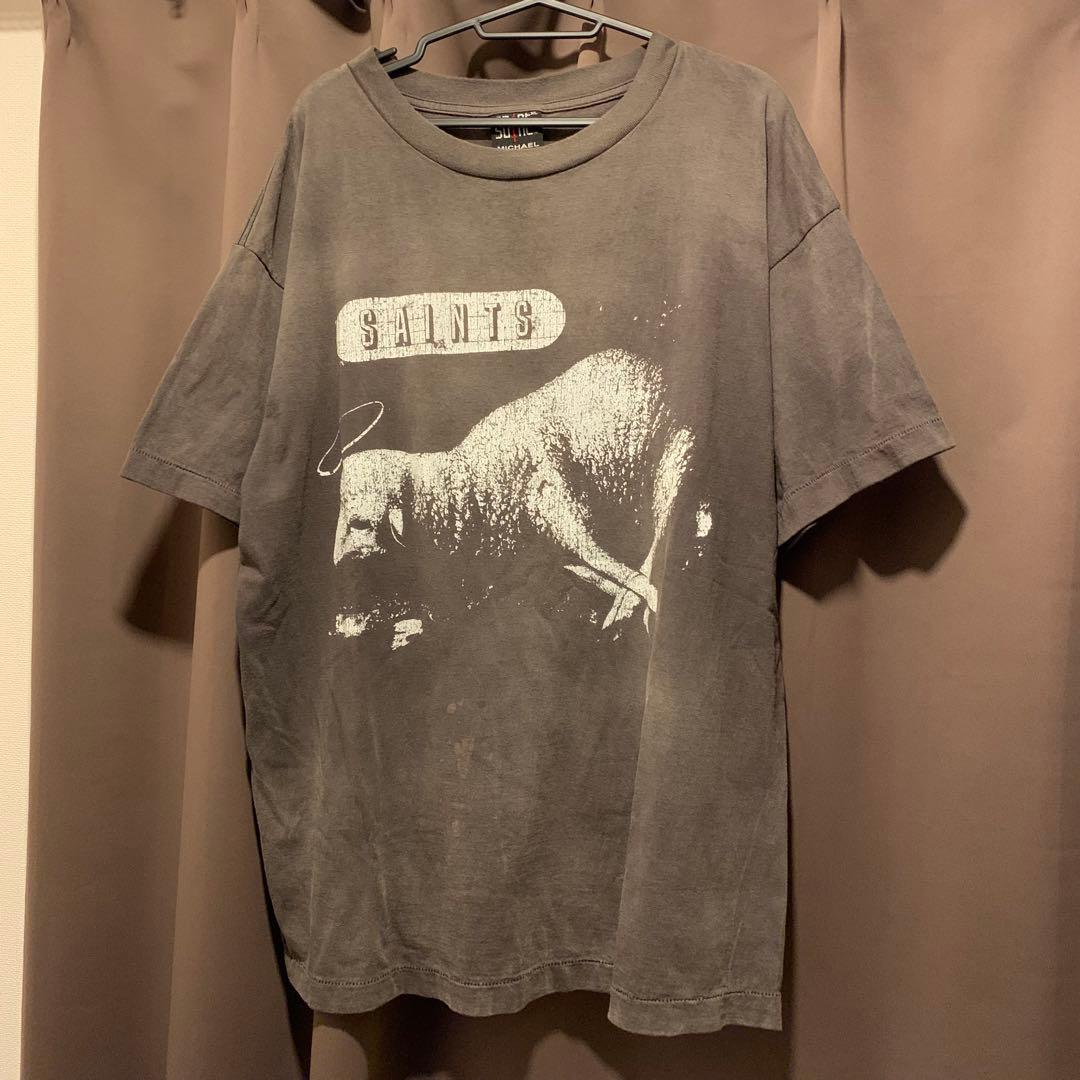 トップス 21AW SAINT MICHAEL SS TEE SHEEP LION