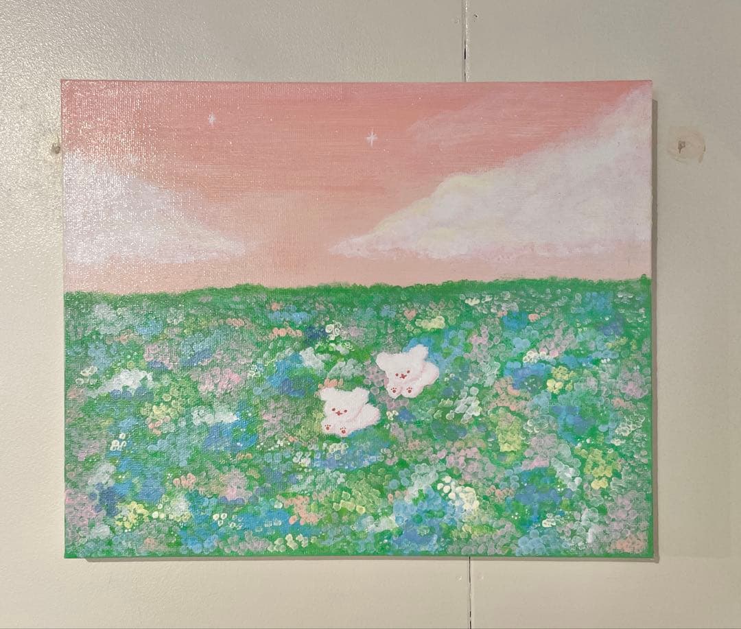 いぬのキャンバスイラスト