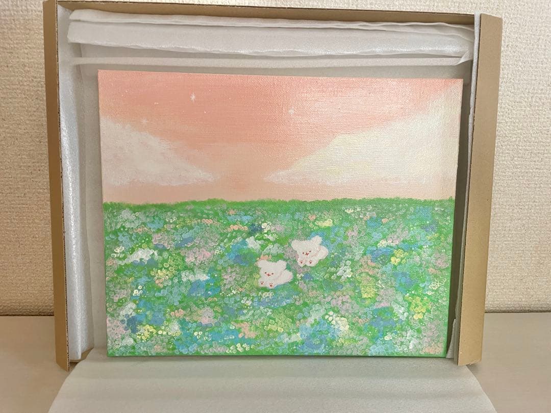 いぬのキャンバスイラスト